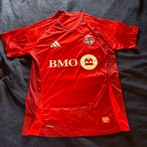 Adidas 2025-26 Toronto FC Men's Stadium Home Red Soccer Jersey #7